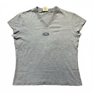 3/$15 Boston Gray V-Neck Women's Tee